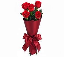 Букет 5 Красных роз Эдлесс Лав в Елках