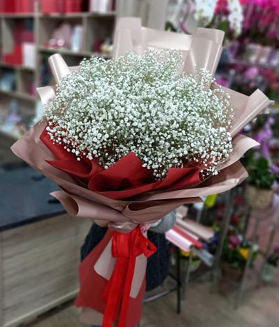 Букет цветов из: Гипсофила в Елках