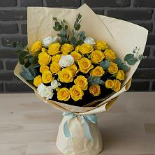Букет цветов из:  Розы в Елках