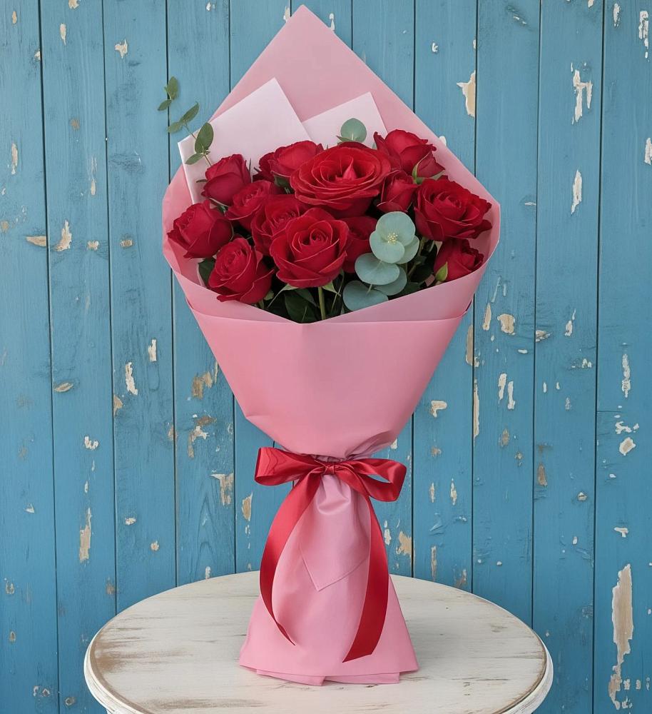Букет цветов из: Розы в Елках
