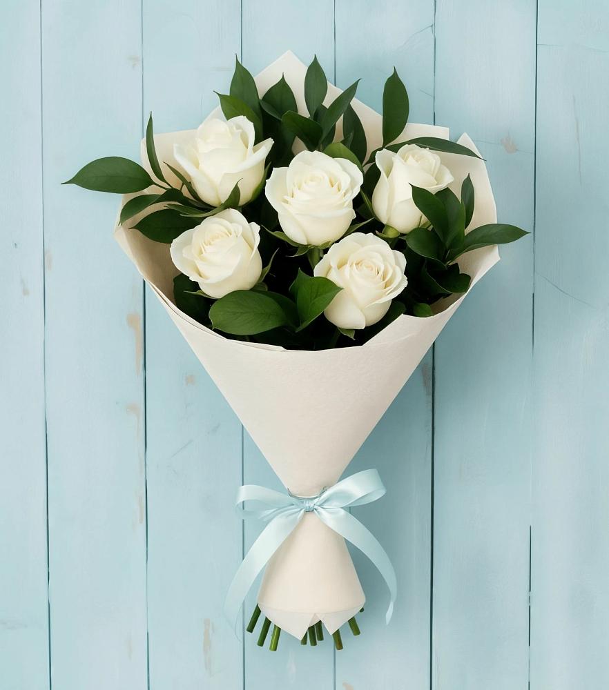 Букет цветов из: Розы в Елках