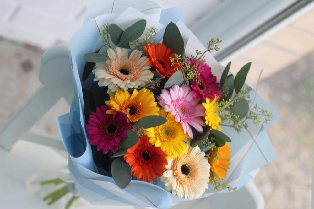 Букет цветов из: Герберы в Елках