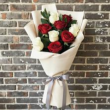 Букет цветов из:  Розы в Елках