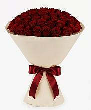 Букет 101 Бордовая роза Блэк Бакарра в Елках