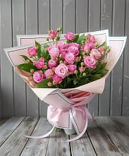 Букет Розовый кустик в Елках