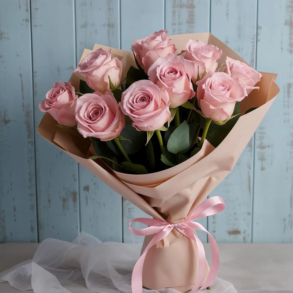 Букет цветов из: Розы в Елках