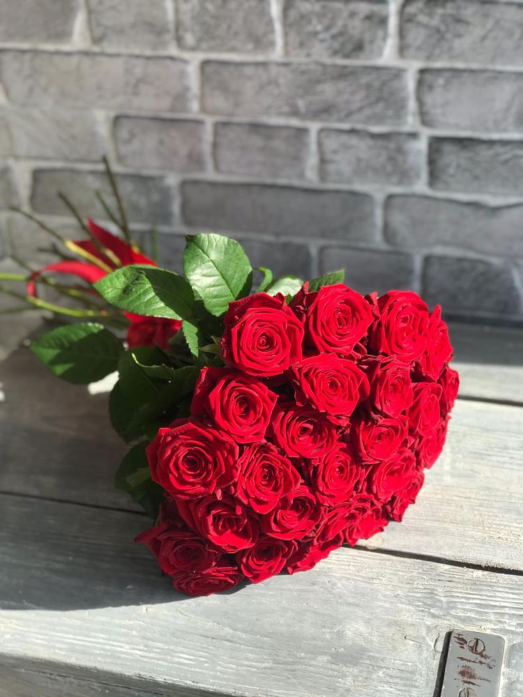 Букет Красные розы Фридом в Елках
