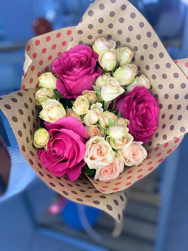 Букет цветов из: Розы в Елках