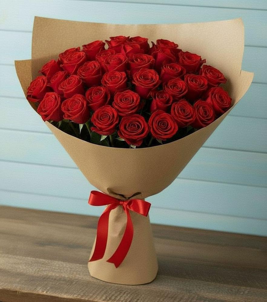 Букет Красные розы Милано в Елках