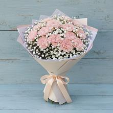 Букет цветов из:  Гвоздики в Елках