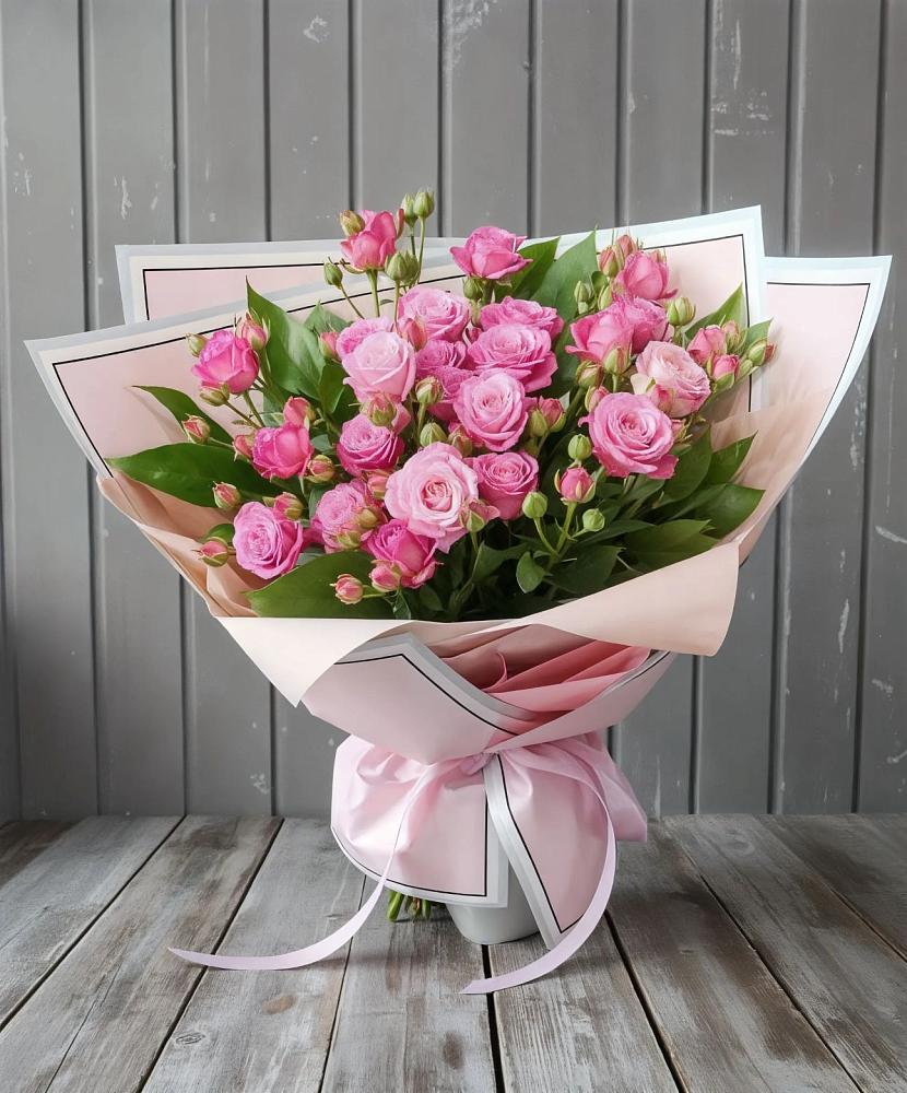 Букет Розовый кустик в Елках