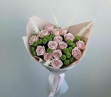 Букет цветов из:  Розы и Хризантемы в Елках
