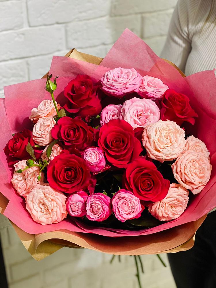 Букет цветов из: Розы в Елках