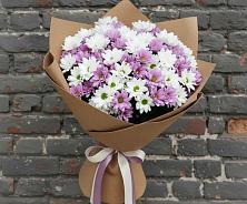 Букет цветов из:  Хризантемы в Елках