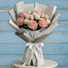 Букет цветов из:  Розы в Елках