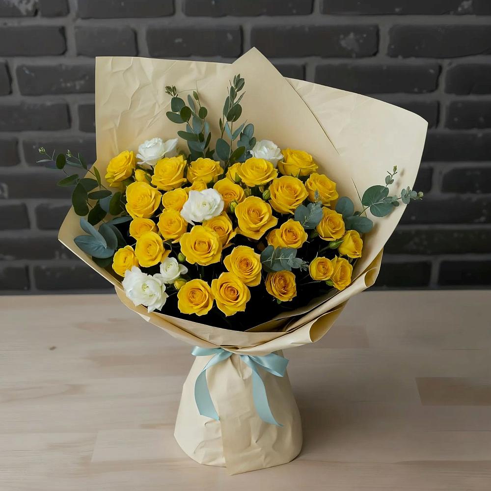 Букет цветов из: Розы в Елках