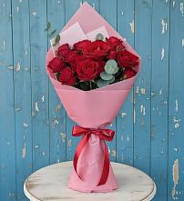 Букет цветов из:  Розы в Елках