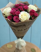 Букет цветов из:  Розы в Елках