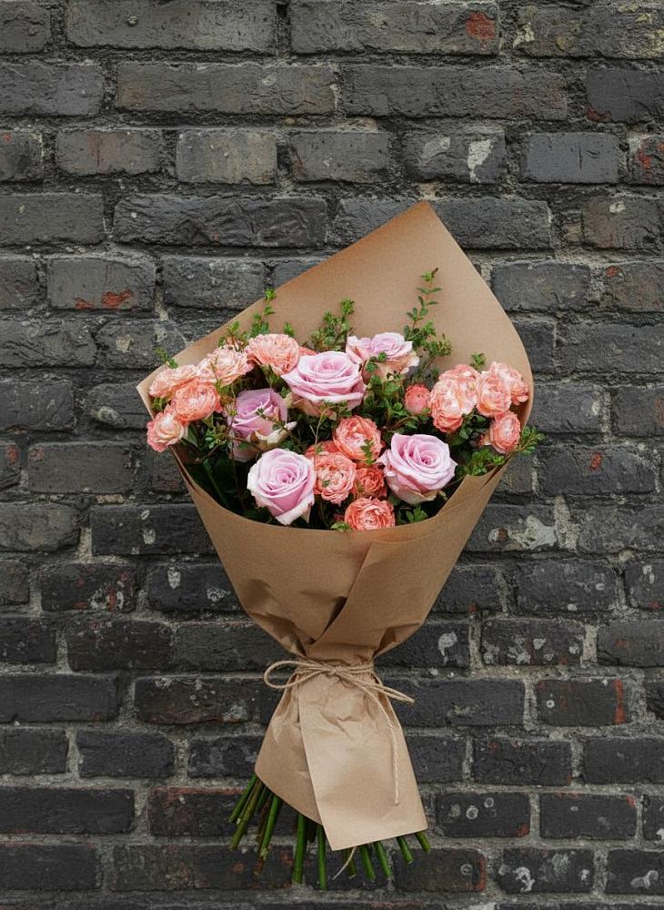 Букет цветов из: Розы в Елках