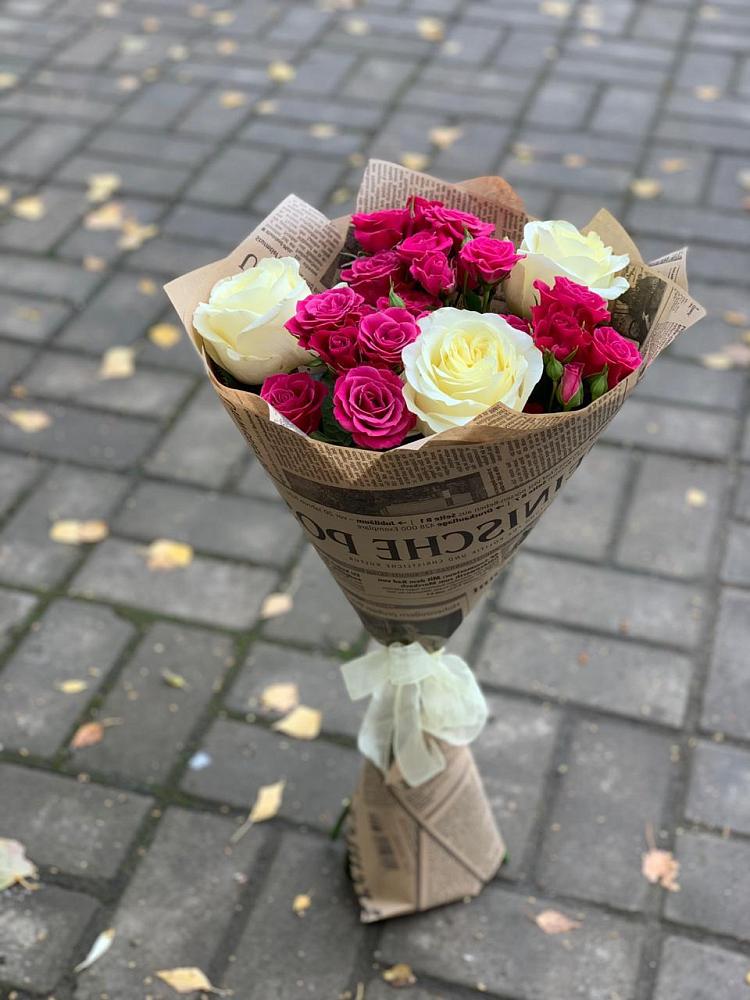 Букет цветов из: Розы в Елках