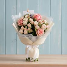 Букет цветов из:  Розы в Елках