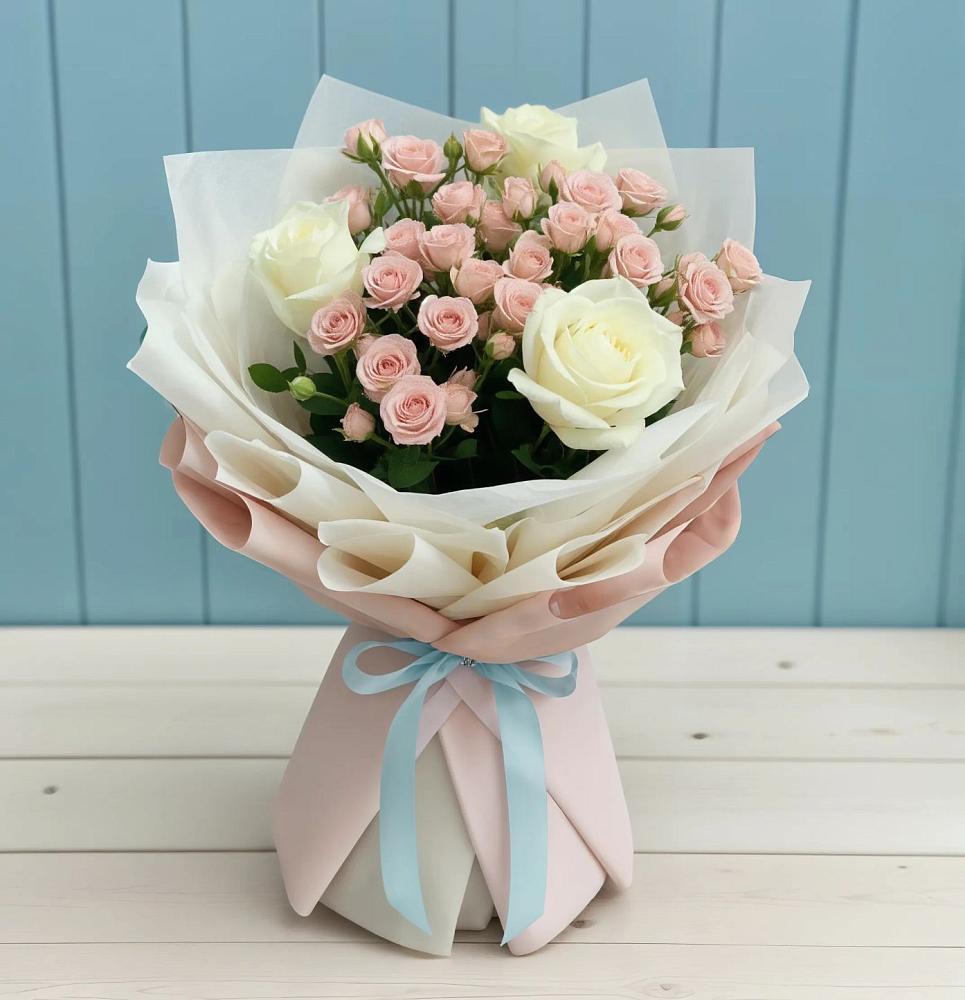 Букет цветов из: Розы в Елках