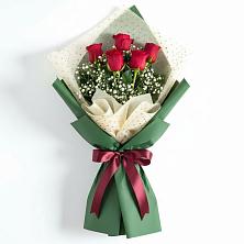 Букет цветов из:  Розы в Елках